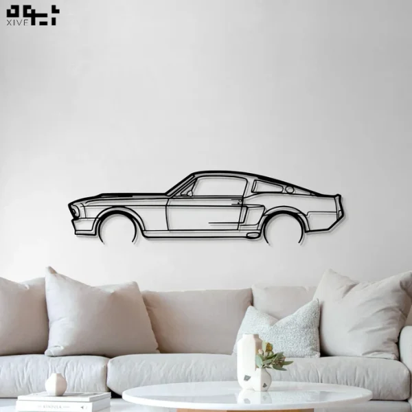 1967FORDMUSTANG-5_eaee57f8-7182-4543-9d06-4a047fa60a39_700x دکوری دیواری فلزی طرح ماشین mustang 1967 elenor