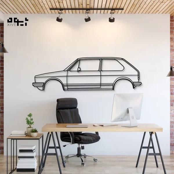 1976VOLKSWAGENGOLFGTI-1_800x دکوری دیواری فلزی طرح ماشین golf 1976 gti