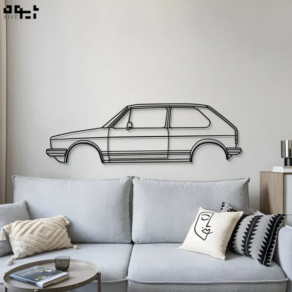 1976VOLKSWAGENGOLFGTI-4_800x دکوری دیواری فلزی طرح ماشین golf 1976 gti