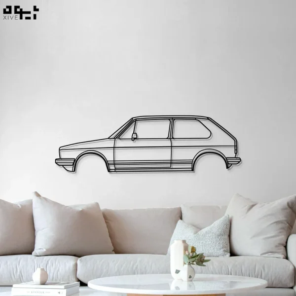 1976VOLKSWAGENGOLFGTI-5_800x دکوری دیواری فلزی طرح ماشین golf 1976 gti