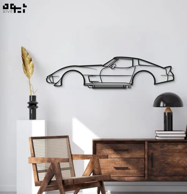 1979CEHVROLETCORVETTE-2_800x دکوری دیواری فلزی طرح ماشین corvet 1979