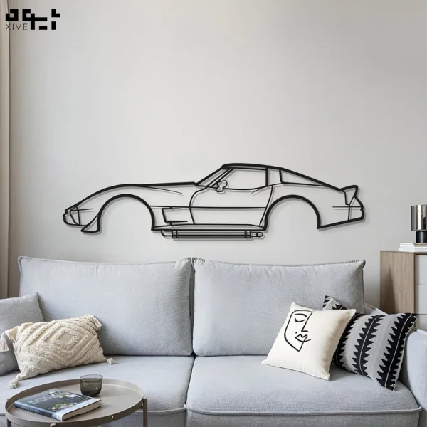 1979CEHVROLETCORVETTE-4_800x دکوری دیواری فلزی طرح ماشین corvet 1979