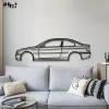 دکوری دیواری فلزی طرح ماشین BMW E46 COUPE FACE LIFT