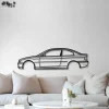 دکوری دیواری فلزی طرح ماشین BMW E46 COUPE FACE LIFT